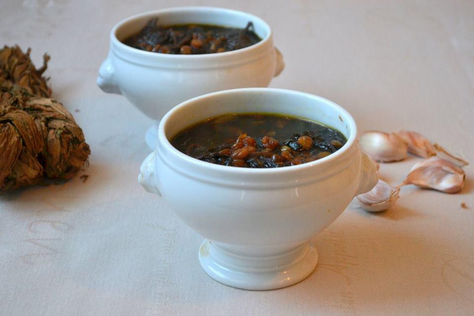 Суп из красной фасоли (лобахашу)