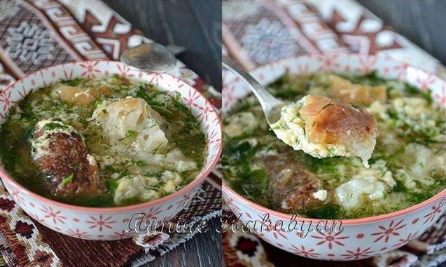 Армянский суп из баклажанов🍆🍆