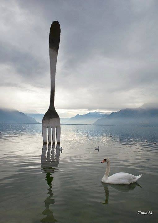 «Вилка в Женевском озере» - фото Анна Манасарян